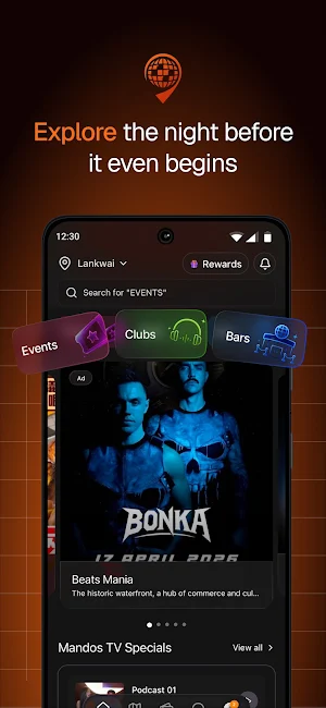 Mandos: Events & Social Screenshot 0