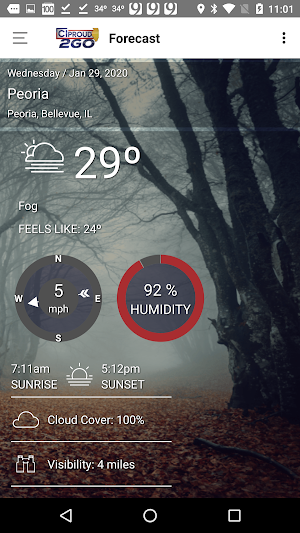 CIProud2Go Weather Screenshot 1