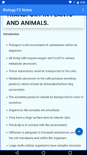 Biology form 2 notes screenshot 2