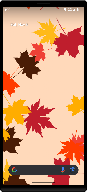 Autumn Leaves Live Wallpaper Screenshot 0