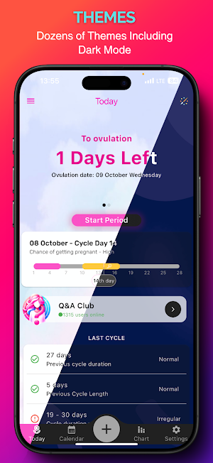Day by Day Period Tracking Screenshot 2