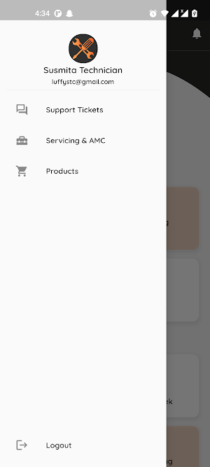 dynoCRM Field Support Screenshot 2