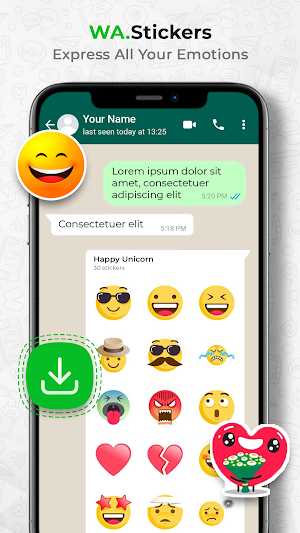 WA Sticker & Emoji Screenshot 1