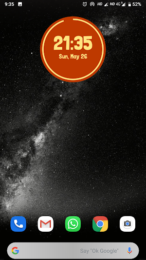 Circle Clock Screenshot 0