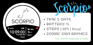 Scorpio Watch Face Wear OS Screenshot 3