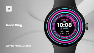 Neon Ring - watch face Screenshot 0