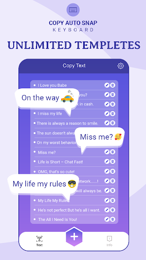 Auto Paste Keyboard, AutoSnap Keyboard, Copy Paste Screenshot 0