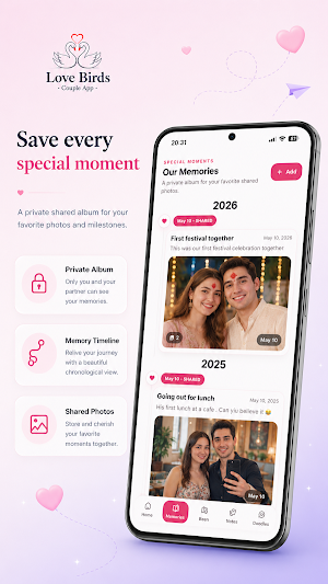 Love Birds - Couple App Screenshot 1