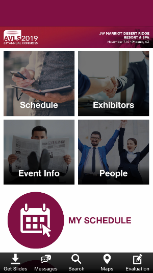 AVLS Events Screenshot 1