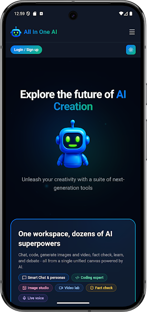 All In One Ai Playground 75iN1 Screenshot 1