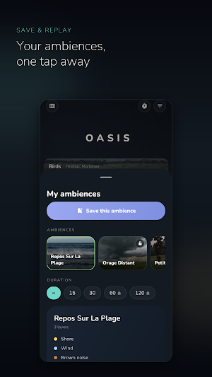 Oasis: Nature Sound Mixer Screenshot 2