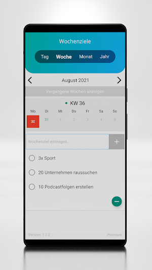 GoalGettr Todo Screenshot 1