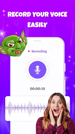 Voice Changer : Sound editor Screenshot 1