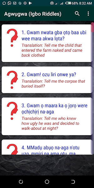 Igbo Riddles Screenshot 1
