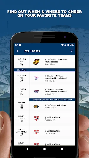 Mississippi College Athletics Screenshot 1