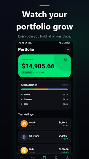 IvyCrpto: Crypto Tracker Screenshot 2