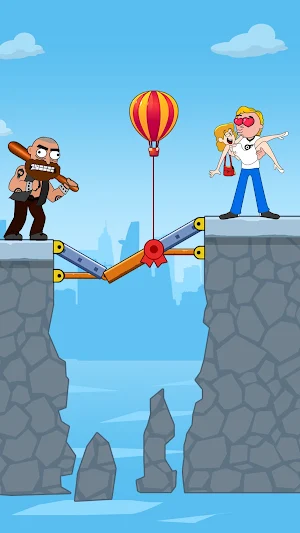 Love Rescue: Bridge Puzzle Screenshot 1