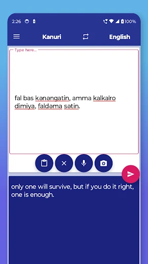 Kanuri English Translator Screenshot 3
