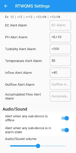 RTWQMS - Water Quality Monitor Screenshot 2