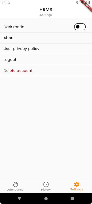 LT HRMS Screenshot 3