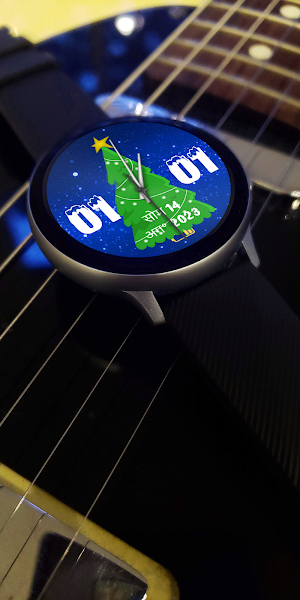 Christmas Watchface AKM WearOS Screenshot 1
