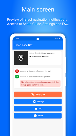 Smart Band Navi Screenshot 0