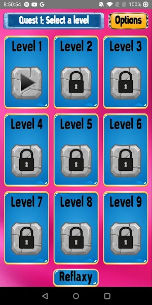 Reflaxy - Reflex Reaction Game Screenshot 1