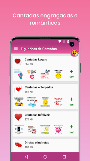 Figurinhas de Cantadas Engraçadas Screenshot 1