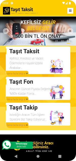 Taşıt Taksit Screenshot 0