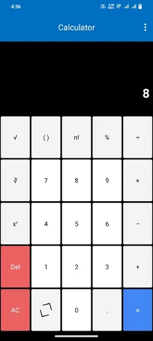 Scientific Calculator Screenshot 0