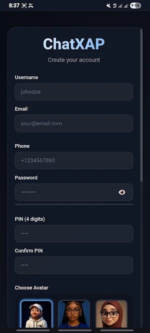 ChatXAP Screenshot 1