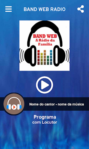 Band web rádio Screenshot 0