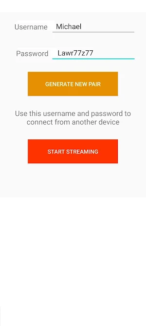 Security CamIO - Phone as Internet Camera Screenshot 1