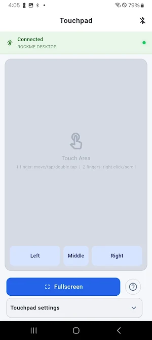 FD Touchpad Screenshot 3