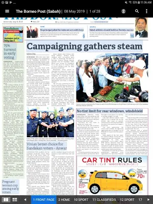 The Borneo Post Screenshot 1