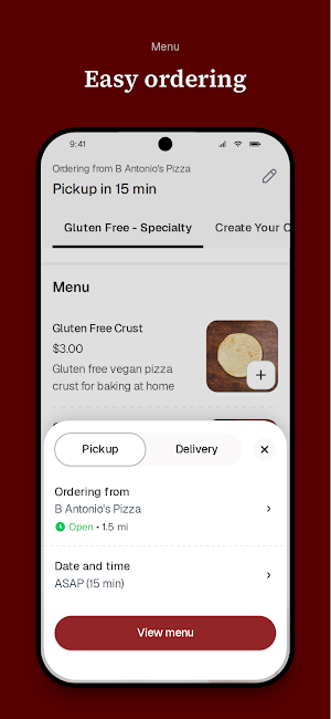 B Antonio's Pizza Screenshot 2