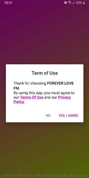 FOREVER LOVE FM Screenshot 1