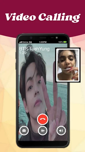 BTS Taehyung - Fake Video Call Screenshot 0