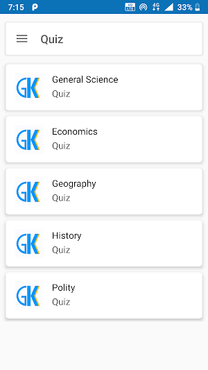 Quiz Screenshot 1