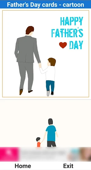 Father's Day cards - cartoon Screenshot 3
