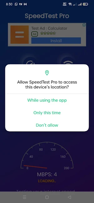 Speed Test Pro: 5G 4G 3G WiFi Screenshot 1