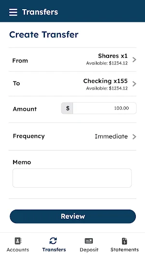 Lakewood Credit Union Screenshot 2