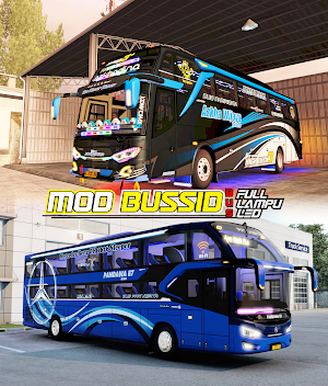 Mod Bussid Bus Full Lampu LED Screenshot 0