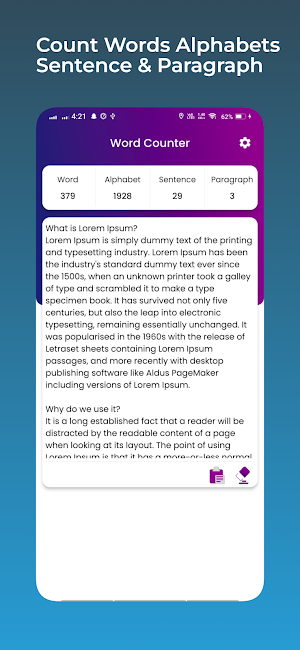 Word Counter Screenshot 0