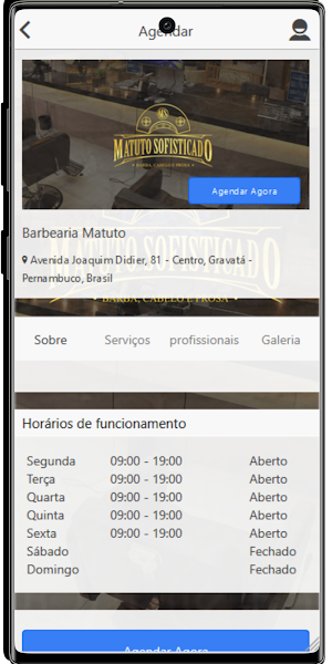 Barbearia Matuto Sofisticado Screenshot 2