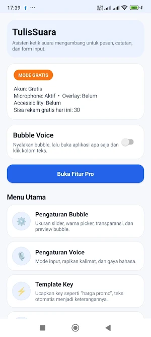 Tulis Suara Screenshot 1