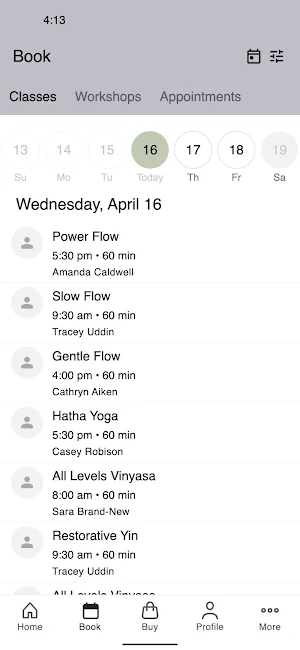 Anānda Yoga Belfast Screenshot 1