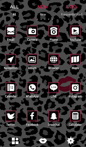 Lipstick and Leopard +HOME Screenshot 2