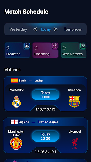 1w Football Scores Screenshot 0