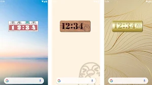 Digital Clock Widget Pesoguin - Penguin Screenshot 3